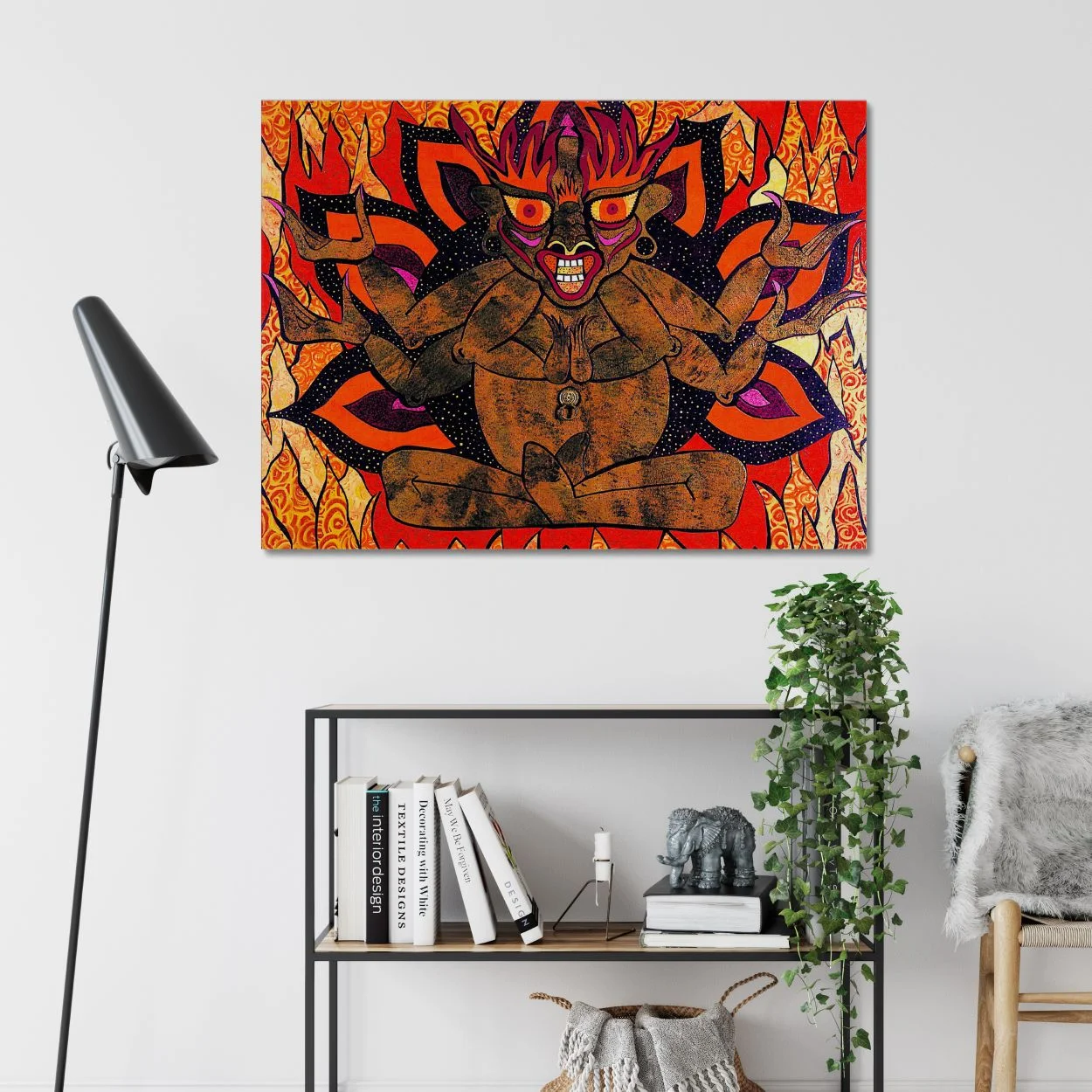 Acheter Pop Art - Comics - Flamme 8 Acheter-Pop-Art-Comics-Tableau-Dragon-Flamme